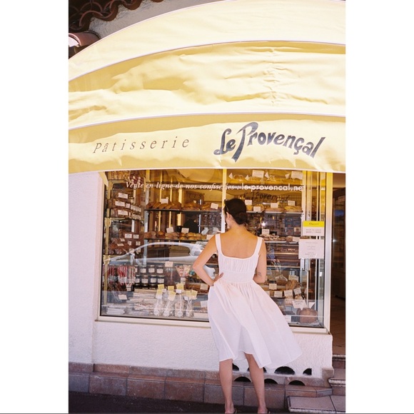 NWT Lara Dress White Cotton - Picture 4 of 10